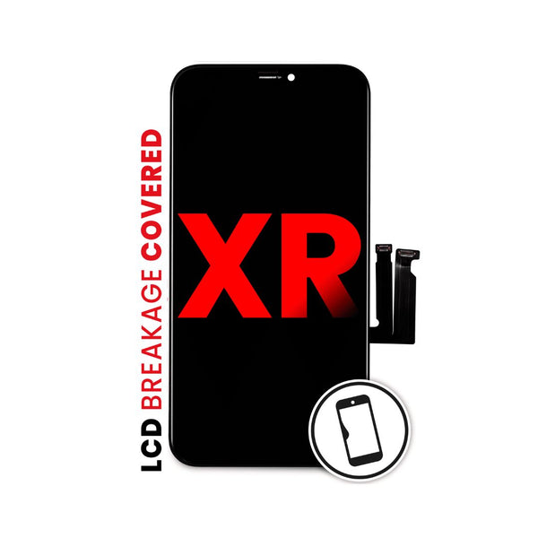 Conjunto LCD con placa de acero preinstalada compatible con iPhone XR (Aftermarket Pro: XO7 / Incell)
