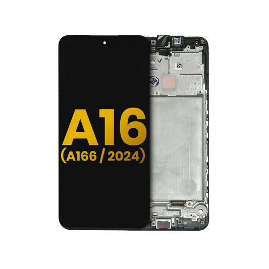 OLED Assembly With Frame Compatible For Samsung Galaxy A16 5G (A166 / 2024) (Refurbished) (All Colors)