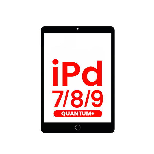Quantum+ Digitizer for iPad 7 (2019) / iPad 8 (2020) / iPad 9 (2021) (BLACK) (Home Button Pre-Installed)