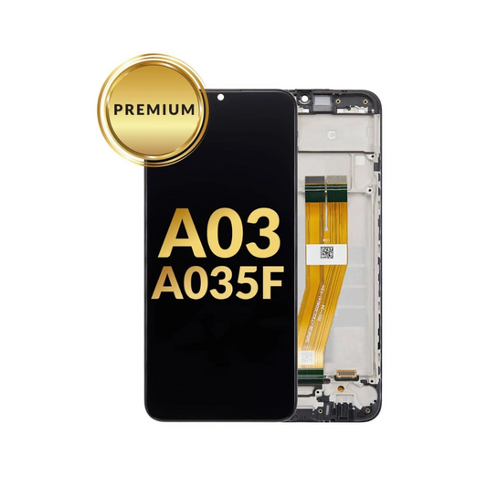 Ensamblaje de LCD con marco para Galaxy A03 (A035 / 2021) (Premium)