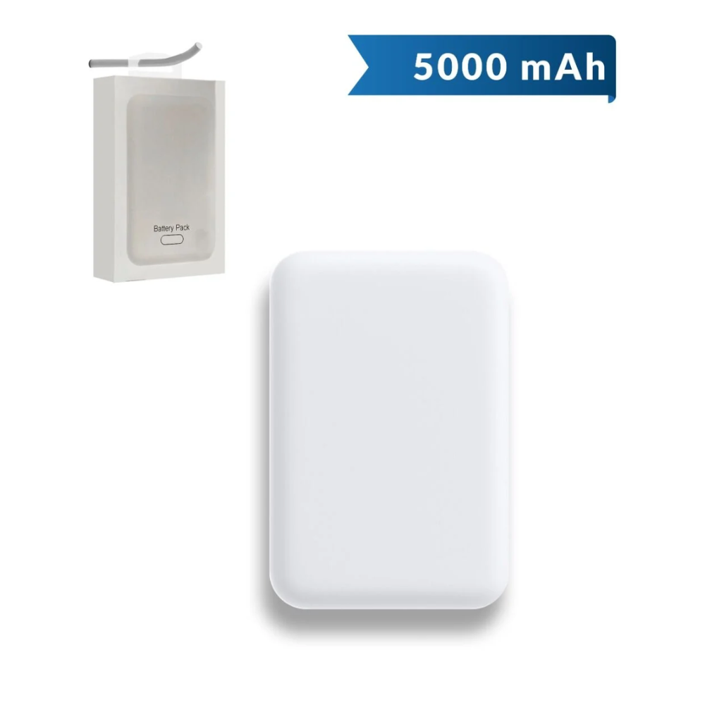 Wireless Charging MS PowerBank (WHITE) (5000mAh / 5W) (Only Ground Shipping)