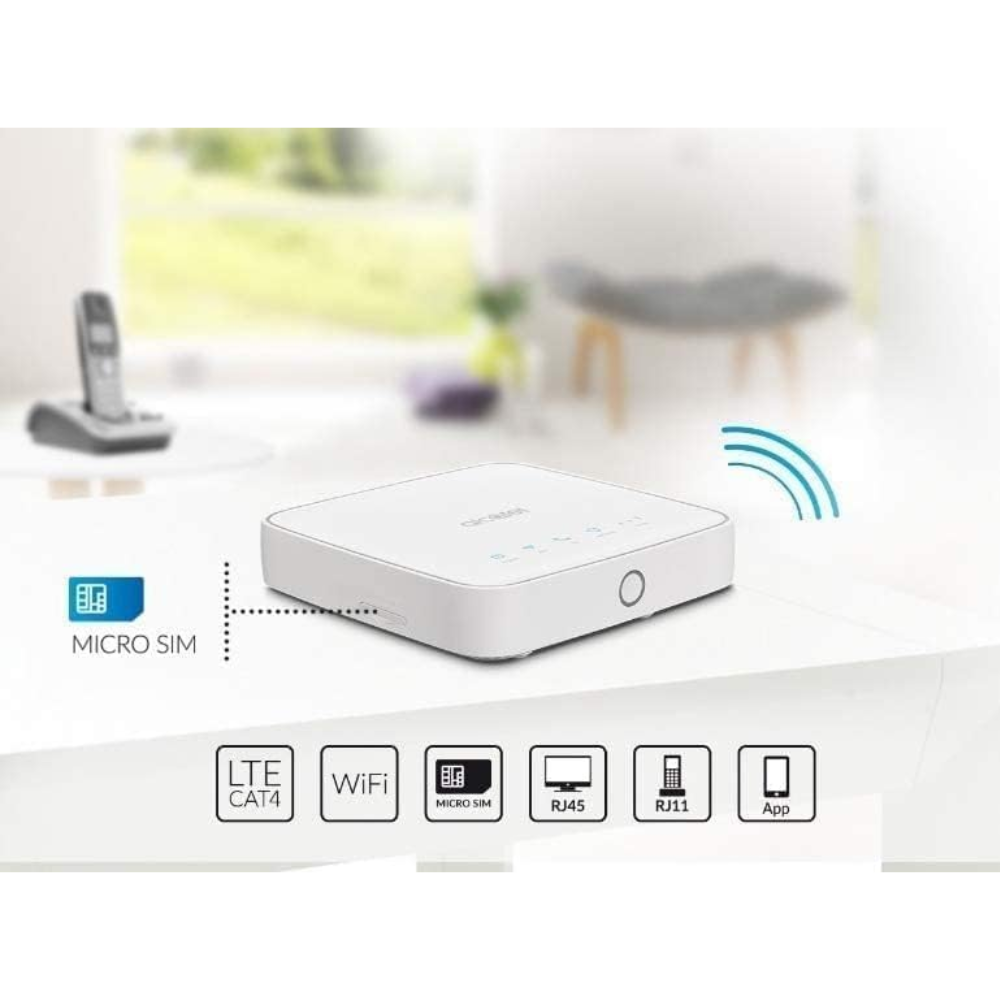 Router Alcatel Link Hub 4G LTE Unlocked Worldwide HH41NH Multibam 150 Mbps Wi-Fi