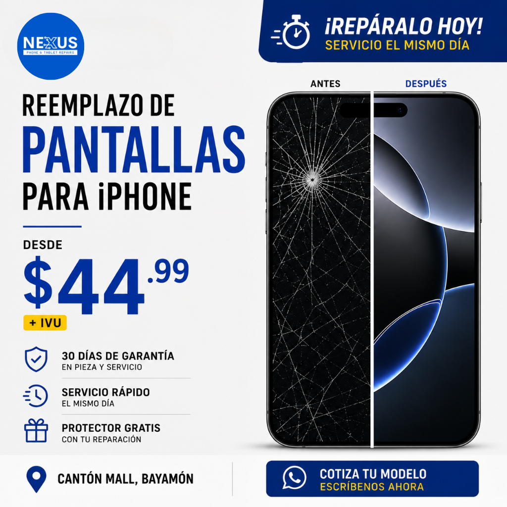 Servicio de reemplazo de pantalla de iPhone 