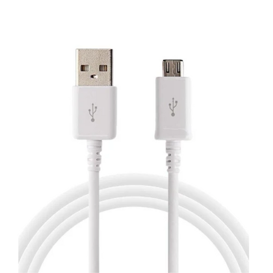 Cable de datos micro USB Samsung OEM blanco 3 pies