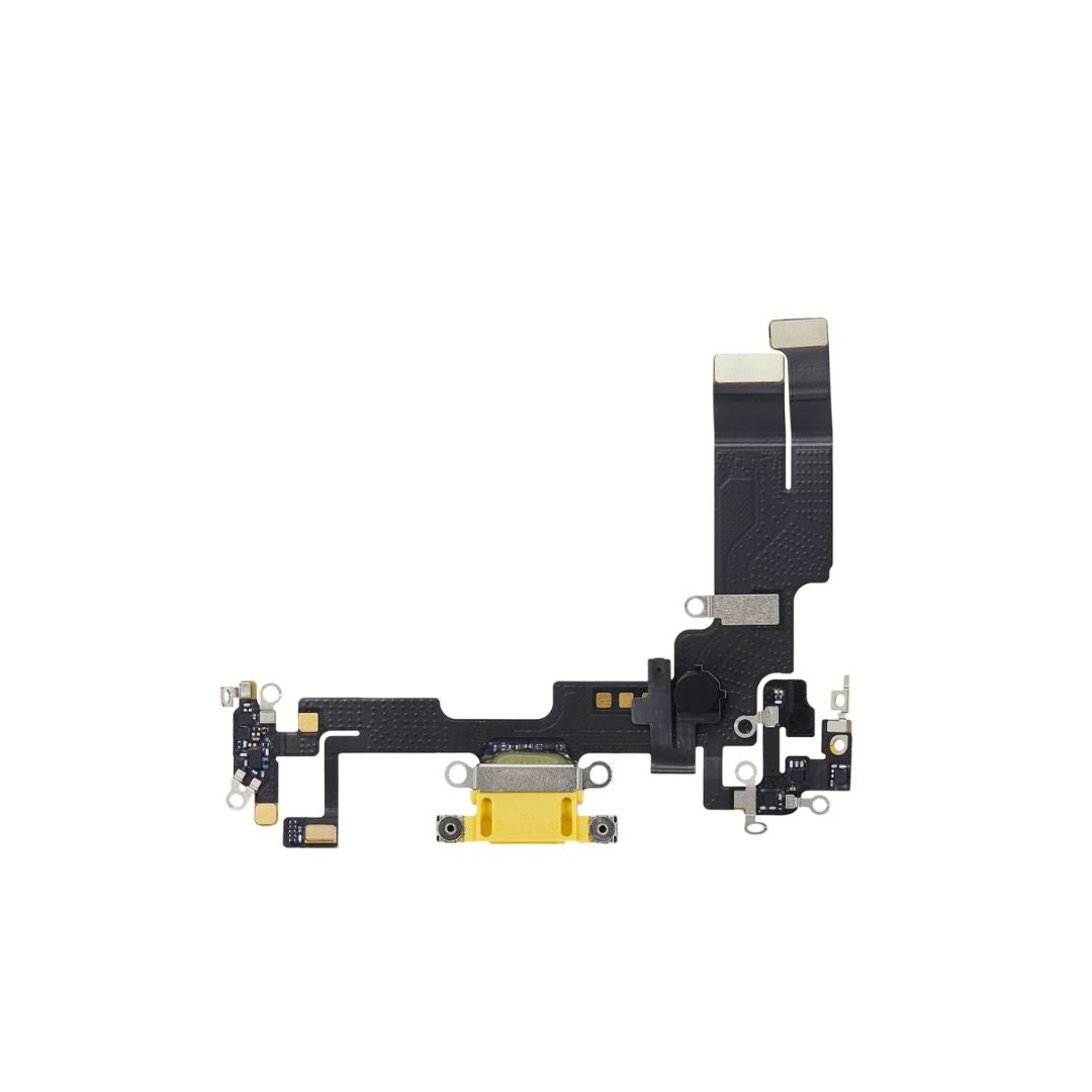 iPhone 14 Charging Port Flex Cable (YELLOW) (Premium)