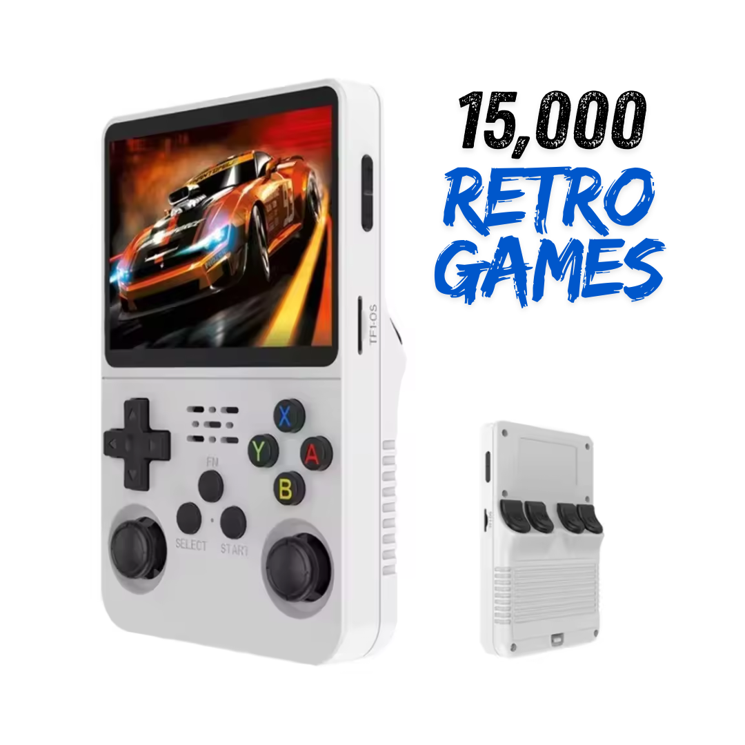 Consola portátil R36S con 15.000 juegos retro de 3,5 pulgadas