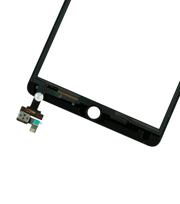 Digitalizador con chip IC compatible con iPad Mini 3 (sin botón de inicio instalado) (Aftermarket Pro: XO7) (negro)